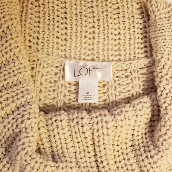 Ann Taylor Loft Cable Net Sweater - Picture 3 of 3